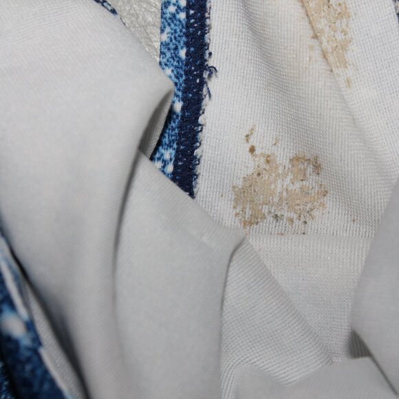 Blue & White 2 Pcs Justice Bikini Swimsuit Size 14 - Picture 9 of 11